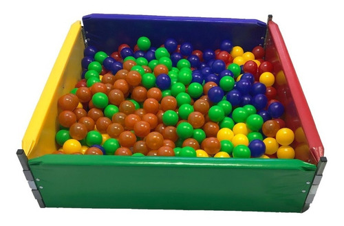 Cercadinho Piscina De Bolinhas 1,5 X 1,5m Infantil Colorida
