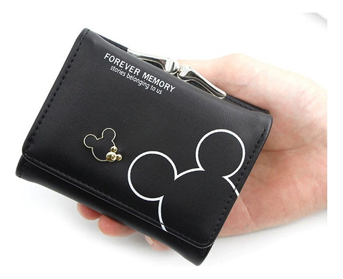 Cartera Para Dama Mickey Mouse Color Negro