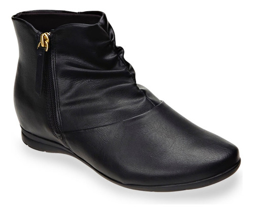 Bota Casual Feminina Cano Curto Comfortflex