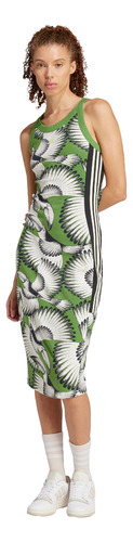 Vestido adidas Entrenamiento X Farm Mujer Blanco Jd6314