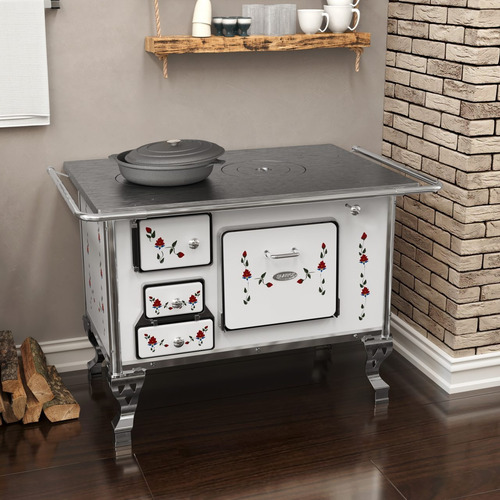 Cocina Clarice Leña Modelo N1 Blanca Blanco