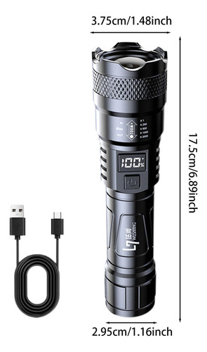 Linterna Led De 2 Led, Linterna Portátil Para Escalada
