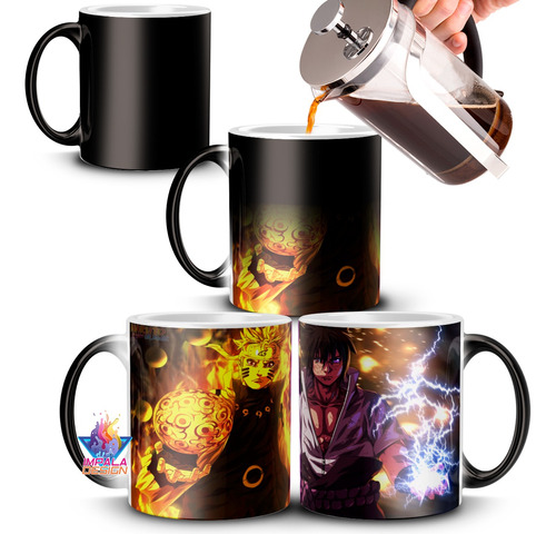 Taza Mágica Anime Naruto Shippuden Vs Sasuke Final Battle