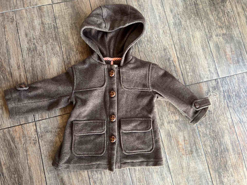 Campera Abrigado Con Capucha Pioppa  Niños Talle 2 Años