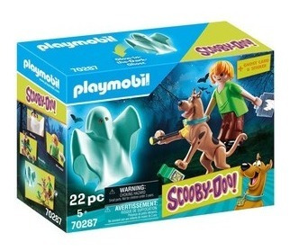 Playmobil Scooby Doo! Scooby & Shaggy Con Fantasma 22 Pcs