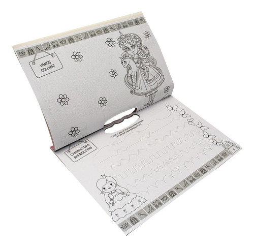 Livro-pad Colorir & Atividades: Princesas