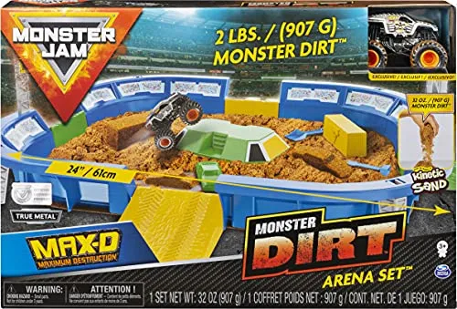 Monster Jam 6046704 Playset Kinetic Dirt Arena Multicolor