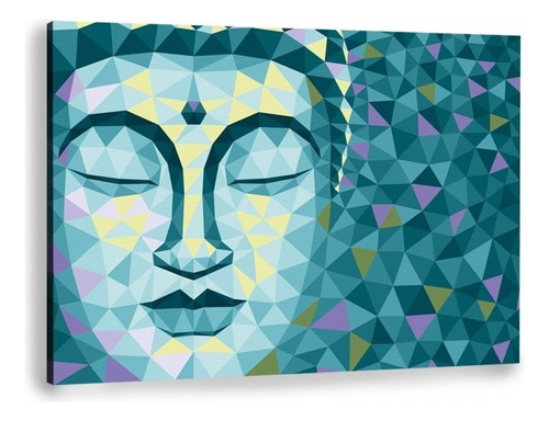 Canvas | Mega Cuadro Decorativo | Buda Moderno | 90x60