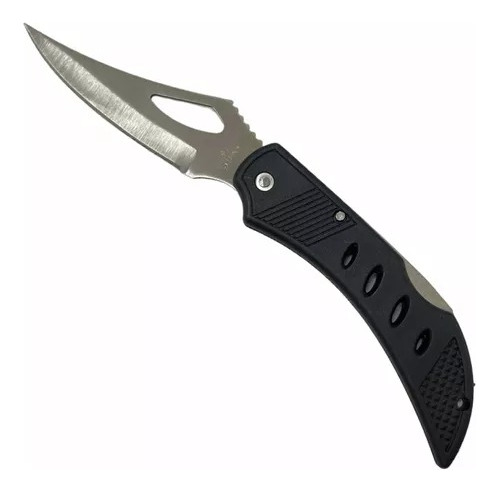 Navaja Táctica Militar Stainles Negra Supervivencia Filo
