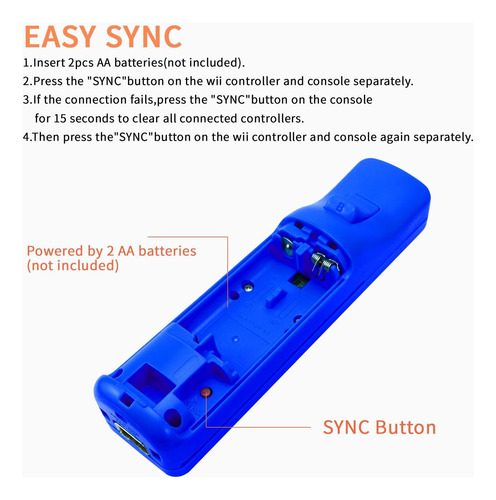 Mando A Distancia Qumox Y Joystick Nunchuck Compatible Con U
