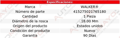 Sensor Oxígeno Walker Aprio 1.6l 4 Cil Nissan 08-10