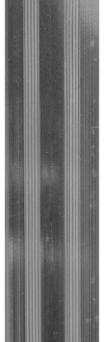 Perfil A3 Aluminio Tono Plateado 2.5 Mts Long Single Joint
