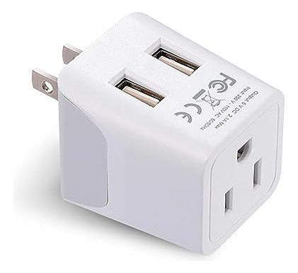 Adaptador De Viaje Pack Ceptics Para Japón Y Filipinas Con U