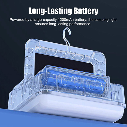 Linterna Portátil Solar Para Acampar, Camping Multifuncional