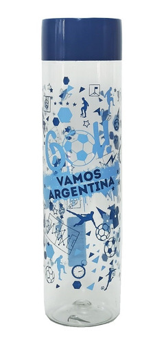 Botella Argentina Mundial Futbol Qatar Deportiva Geo X Uni