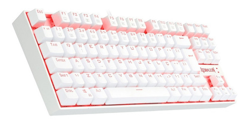 Redragon Kumara Led Vermelho Lunar White Switch Azul Lunar White Português Abnt2