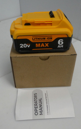 Bateria Dewalt 20v 6ah Lithium-ion Max 108w/h