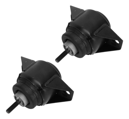 Kit De Motor De 2 Piezas De Soporte De Motor Automotriz Negr