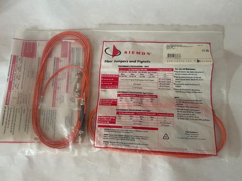 Siemonj2-sasa5-03jumperfibra Valu,mm,fuplex St/st 50/125,3m.