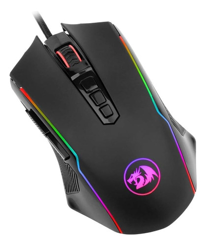 Mouse Gamer Redragon M910 Ranger Rgb Black