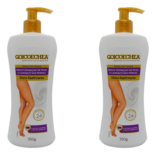 Kit 2 Creme Goicoechea Efeito Reafirmante Para Pernas 350g
