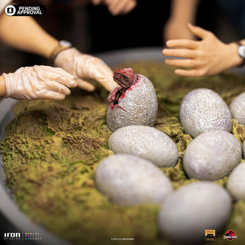 Dino Hatching Deluxe Jurassicpark Artscale 1/10 Iron Studios