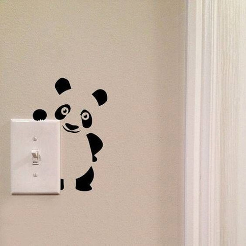 Adesivo Decorativo Interruptor Espelho Tomada Panda