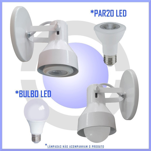 Imagem 2 de 6 de Arandela Iluminação Led Com Tomada Bivolt