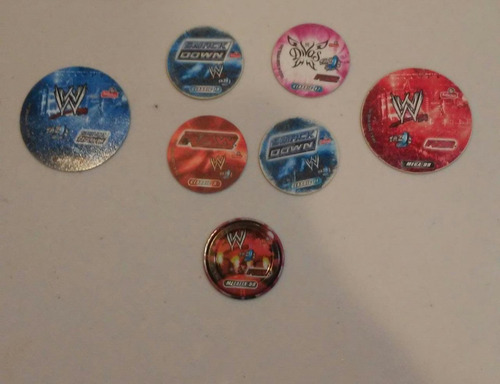 Tazos Wwe 16 Piezas No Repetidos (Usado)