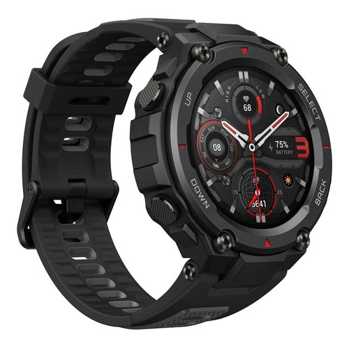 Smartwatch Amazfit Sport T-Rex Pro 1.3" caja 47.7mm de policarbonato desert grey, malla desert grey de silicona A2013