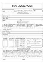 Comprar 10talões Ordem Serviço Assistência Téc. De Celular Carbonado