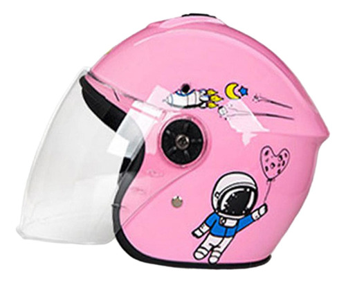 Casco De Ciclismo Infantil Con De Ventilación Rosa Claro