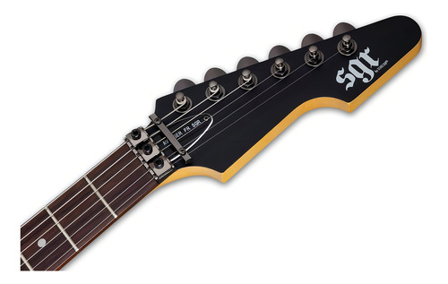 Guitarra eléctrica Schecter SGR Avenger de tilo metallic black metalizado con diapasón de palo de rosa
