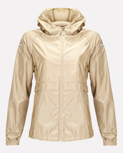 Chaqueta Mujer Nightfall Windbreaker Hoody Jacket Taupe Lipp