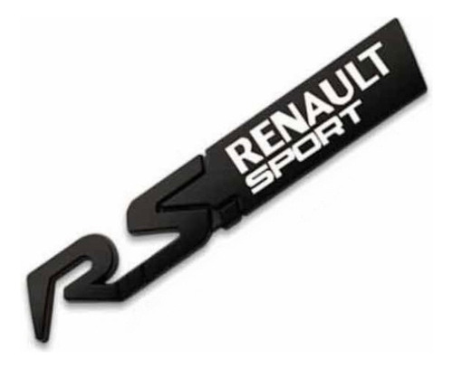 Emblema Rs Renault Sport Negro