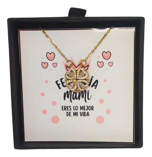 Collar De Trébol De Cuatro Hojas, 2 En 1  Para Mama