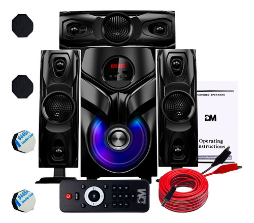D&m Y15 Bocina Bluetooth Song Estereo 3.1 + X Bass Y Control Negro