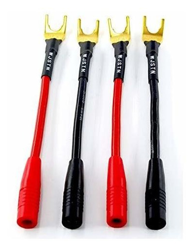 Cable Adaptador Wjstn, Hembra A Espiga, 4mm, 4 Unidades