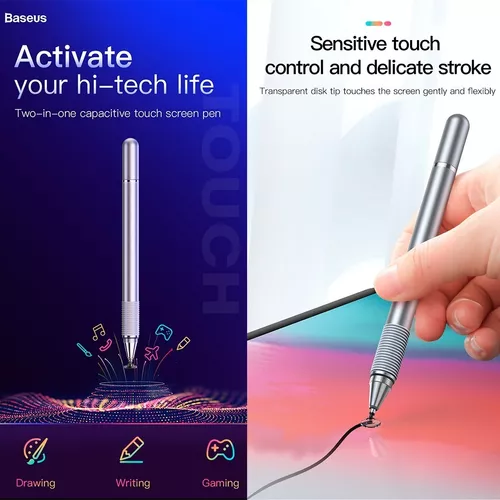 Lápiz Táctil Baseus Pen Touch Pantallas Táctiles Tablet iPad - Toda  Tecnología