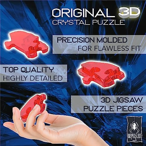 Bepuzzled Original 3d Crystal Puzzle Deluxe - Barco Pirata,