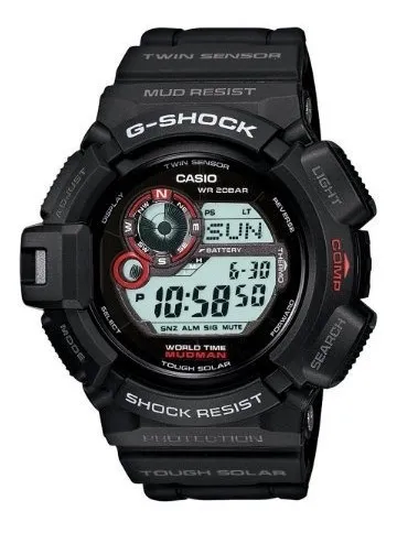 Casio G9300-1 Mudman G-shock Resistente A Los Golpes Reloj D
