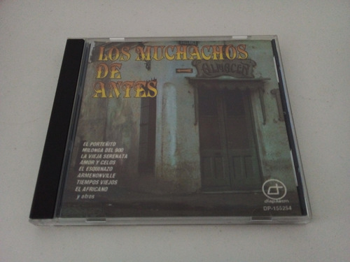 Los Muchachos De Antes - Panchito Cao, Malvicino - Cd Tango