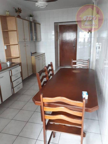 Apartamento À Venda, 104 M² Por R$ 340.000,00 - Tupi - Praia Grande/sp - Ap4255