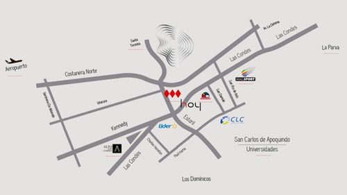 Amoblado / Estoril - Las Condes / 1d, 1b, Box Y Bodega