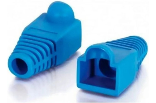 Bolsas De Botas Protectoras Conector Rj-45 Cat5e Azul