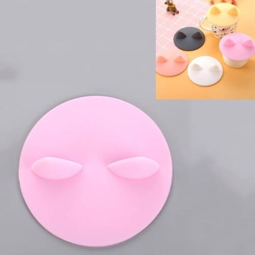 Dibujo Animado Silicona Forma Oreja Gato Tapa Taza