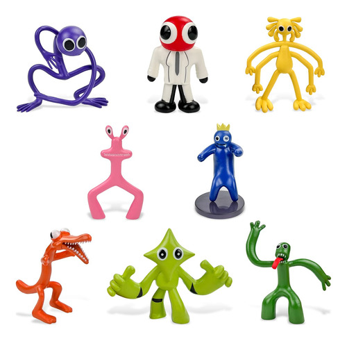 Set 8 Figuras Rainbow Friends