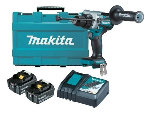 Taladro Percutor Makita 18 Volts Brushless 125 Nm Dhp486rte