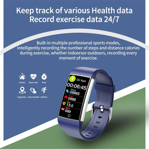 H Reloj Inteligente Tk76 Ecg+ppg Con Azúcar En Sangre Y