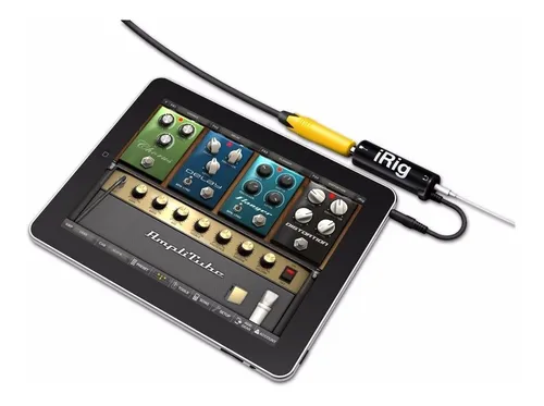 Conect Guitarra iPhone iPad iPod Amplitube Irig